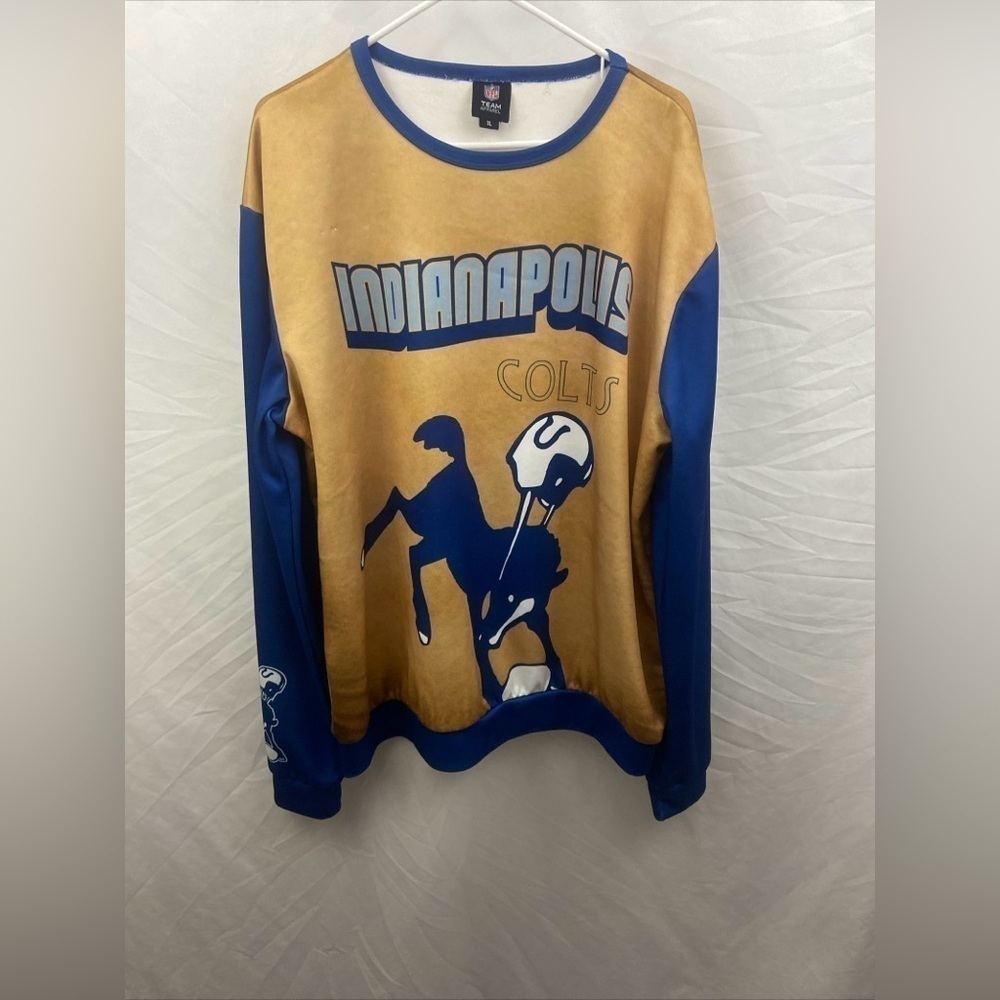 Indianápolis Colts Sweatshirt Size XL NFL Team Apparel Football Mens - Picture 3 of 9